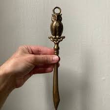 Brass Owl Letter Opener. M - Etsy