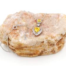 Uloveido Silver Color Pink Heart Necklace Crystal Heart Pendant Valentines Birthday Jewelry Gifts for Daugter Mom Girlfrined Wife Y1073 - Walmart Business Supplies