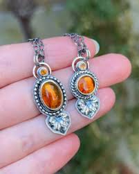 Amber & Orange Tourmaline Necklaces – LunarDimension