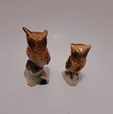 Owl Figurines Two Adorable Animals | eBay