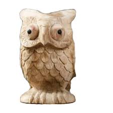Garden Age - Suar Wood - Owl Sculpture | eBay