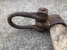 Vtg Primitive Yoke Wood Iron Horse Oxen Farm Western 36” Decor Hanger Spreader | eBay