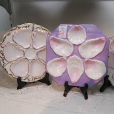 Sold at Auction: Collection of Five Assorted Oyster Plates: