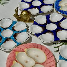 Large Turquoise Oyster Plate – Thomas Lee Living