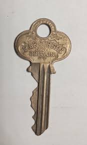 Vintage P & F Corbin Brass Key New Britain Conn Ornate pattern #CR 2097739-A6 | eBay