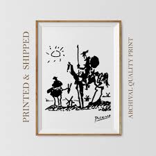 Picasso Don Quixote Print: Gallery Wall Art - Etsy