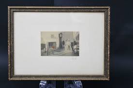 Antique Wallace Nutting Photo Hand Colored Miniature 'The Treasure Bag' Signed | eBay