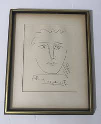 ORIGINAL PABLO PICASSO POUR ROBIE ETCHING VINTAGE CUBISM MODERN AUTHENTICATION | eBay