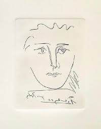 Pablo Picasso - Pour Roby (L'Age de Soleil 1950), Bloch 680 at 1stDibs | original picasso sketches for sale, pour roby story, pablo picasso pour roby