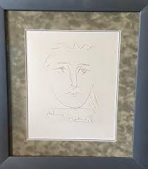 Pablo Picasso Signed Mid-Century Etching Print Pour Roby (L'Age de Soleil), 1968 For Sale at 1stDibs