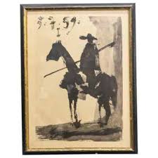 Pablo Picasso (Spanish, 1881) "Toros Y Toreros Untitled 1" Print