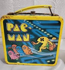 Vintage 1980 Original Pac-Man Arcade Game Metal LunchBox & Thermos Lunch Box | eBay