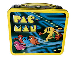 Vintage Pac Man Metal Lunchbox 1980 Lunch Box Movie Show Video Game Arcade Games Character 1980's - Etsy