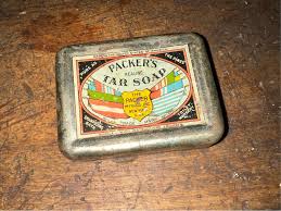 Vintage Packers Tar Soap Tin. This Metal Tin Once Contained Pine Tar Soap, Made in Mystic Connecticut, 1939 - Etsy