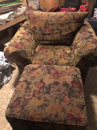 Large Chair & Ottoman