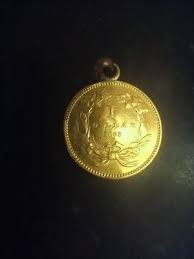 RARE 1862 UNITED STATES $1 GOLD COIN CIVIL WAR INDIAN PRINCESS PENDANT | eBay