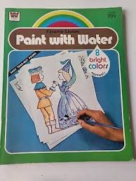 Vintage Favorite Stories Fairy Tales Paint With Water Book UNUSED | eBay