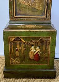 George III Chinoiserie Decorated Long Case Clock at 1stDibs