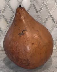 Vintage Colleen Abernathy Handpainted Large Fat Gourd Pear 9 ...