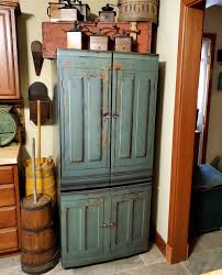 Blue - Green primitive cabinet refrigerator wrap – KUDUmagnets