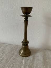 Antique art deco bronze candlestick candle holder Vintage Ussr Soviet H9" | eBay
