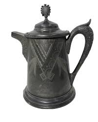 Antique 19th Century EG Webster Silver Plate Large Etched ...