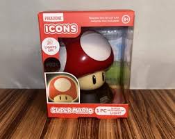Paladone Icons Super Mario Super Mushroom Light #001 Nintendo Night Light - Etsy