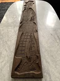 Huge ANTIQUE Gingerbread Mold Cookie Cake KOEKPLANK Dutch ...