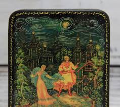 MADE in UKRAINE Ukrainian Lacquer Box, Palekh Art Painting School, Fairy Tale, Handmade, Jewelry Box, Home Decor, Gift Box, Trinket Box - Etsy