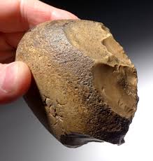 SPECTACULAR RARE OLDOWAN PEBBLE CHOPPER AXE FROM LOWER ...