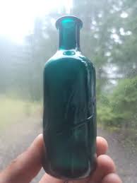 1890's Beautiful Deep Emerald Green Perfume Bottle☆Antique Palmer Scent Bottle! | eBay