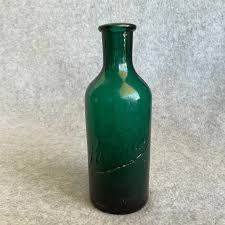 RARE ANTIQUE COBALT Teal Green Solon Palmer Perfume Bottle Excellent Condition $99.99 - PicClick