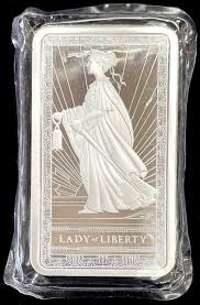 PAMP SUISSE 10 OZ SILVER .999 FINE LADY OF LIBERTY SEALED ...