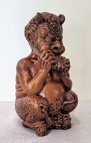 Buy Pan Sculpture Shepherd Flocks Goat Reed Keeper Pipe Online in India - Etsy