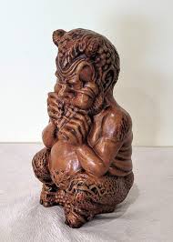 Escultura de sartén Pastor Rebaños Cabra Caña Guardián Pipa - Etsy España