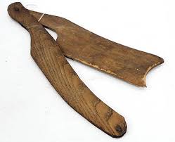 F. Grah. Giant Straight Razor Trade Sign.