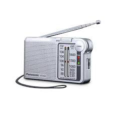 New Panasonic RF-P150D (Silver) AM FM Pocket Radio Portable ...