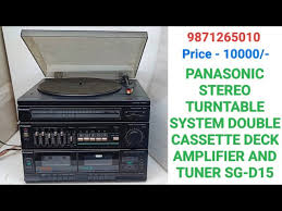 PANASONIC STEREO SYSTEM WITH TURNTABLE Price - 10000/- Only ...