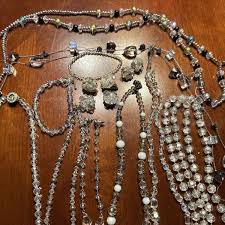 Vtg To Now High Clear / some Aurora Borealis Crystal /plastic Jewel Lot 22 Pcs | eBay