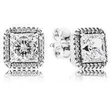 Pandora Timeless Elegance Earring Studs :: Earring Stories ...