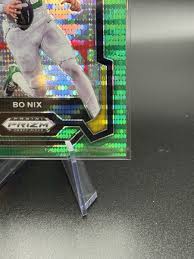 2024 Panini Prizm Draft Picks - Bo Nix #105 Green Pulsar Prizm /25 (RC) for sale online | eBay