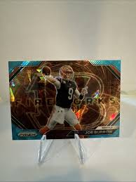 Joe Burrow 2023 Prizm #F-8 Fireworks - Blue Ice /99 Price Guide - Sports Card Investor