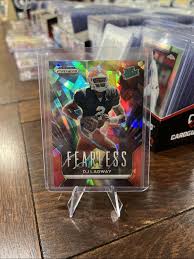 DJ Lagway 2024 Prizm Draft Picks #F-DLY Fearless - Red Ice Price Guide - Sports Card Investor