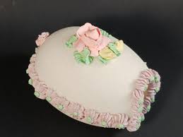 Vintage Handmade Glitter Sugar Egg - Panoramic Scene Inside ...