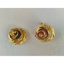 Fendi Gold-Tone Statement Earrings