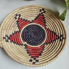 Vintage Southwest Navajo Inspired Basket 8-10 Inches ...