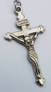 St Anthony Single Decade Rosary INRI Jesus On Cross Chaplet ...