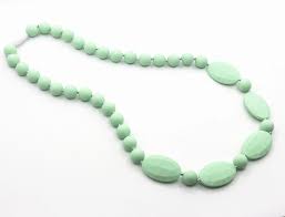 Colorful Heart Silicone Teething Necklace for Baby Toddlers ...