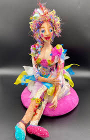 Calypso Caly, 18" Cloth Doll Sewing Pattern (Printed and ...