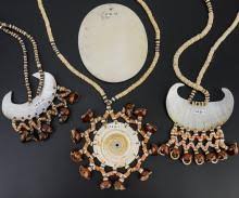 Sold at Auction: Solomon Islands Shell Necklaces and Pendant